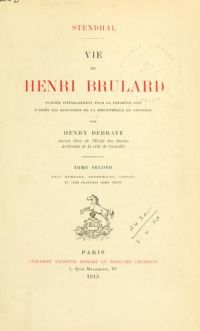 Image de Vie de Henri Brulard