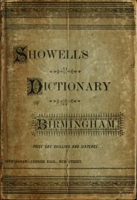 Image de Showell's Dictionary of Birmingham