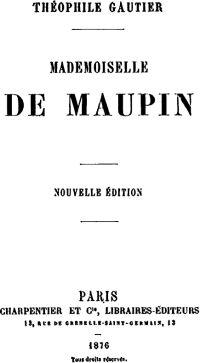 Image de Mademoiselle de Maupin