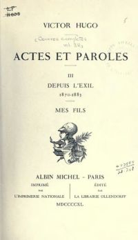 Image de Actes et paroles