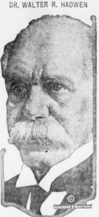 Portrait de Walter Hadwen