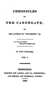 Image de Les Chroniques de la Canongate
