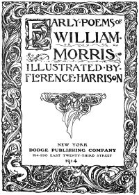 Image de Early poems of William Morris