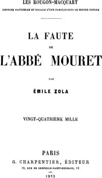 Image de La Faute de l’abbé Mouret