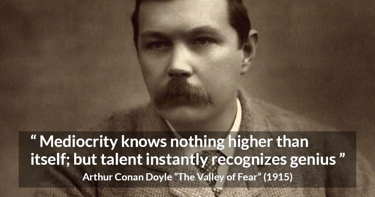 The Valley of Fear by Arthur Conan Doyle