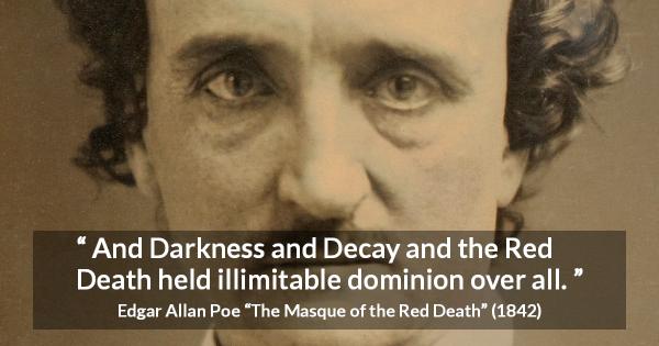the masque of the red death quotes