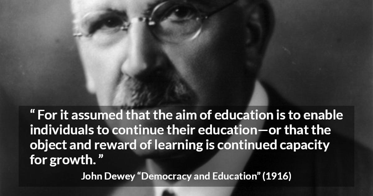 john dewey and democracy