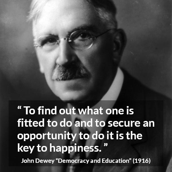 john dewey and democracy