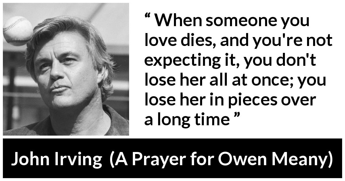 important quotes from a prayer for owen meany