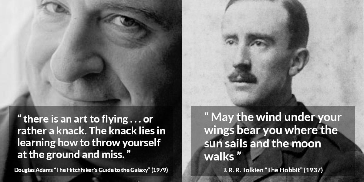 Flying quotes - Kwize