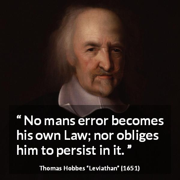 hobbes quotes leviathan