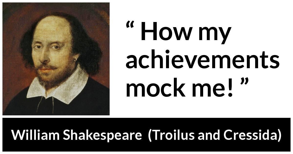 william shakespeare achievements