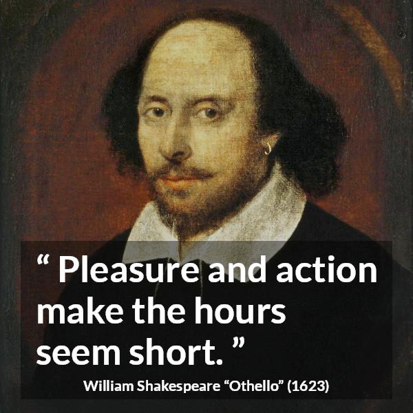 Pleasure and Action Make the Hours Seem Short on Tumblr