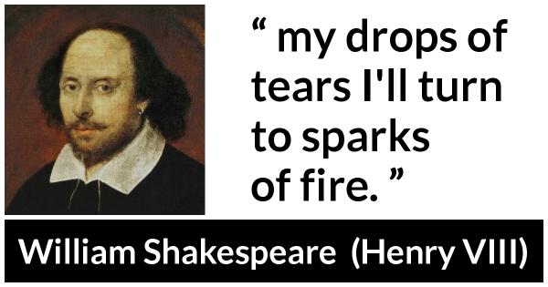 Hand Poured Hand Written Shakespeare Quote My drops of tears I'll turn to sparks of fire 2 oz Soy Candle Goddess Scent Mini Candle